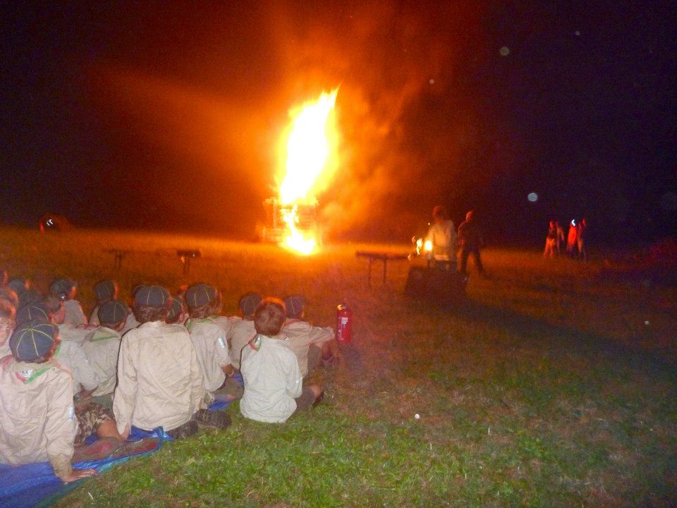 Sint-Martinus den XIIde - Kamp Curfoz 2013 Groot Kampvuur